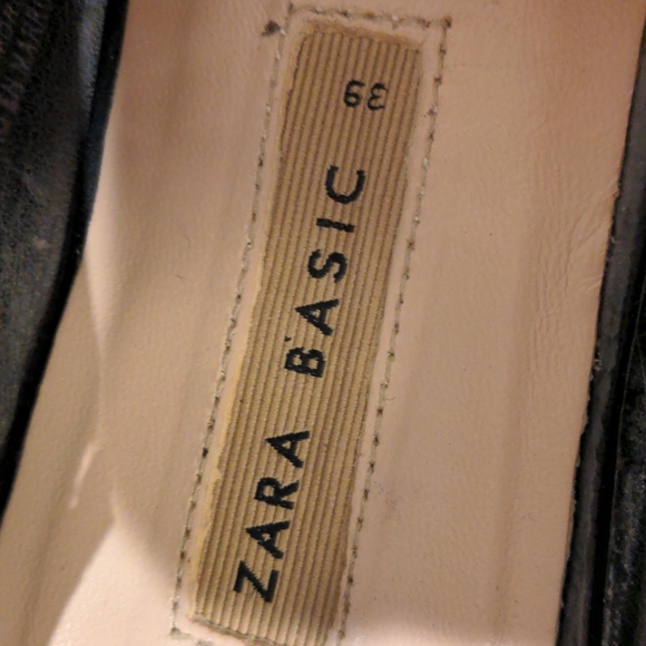 Zara Black Beaded Loafers Size 39 - Picture 8 of 10